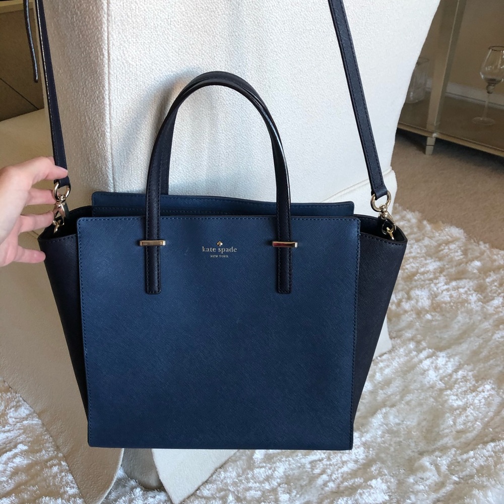 Kate Spade rare two-twin blue bag.